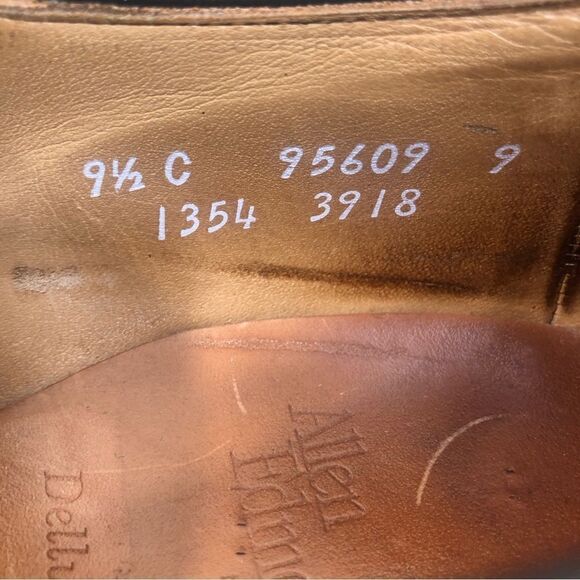 Allen Edmonds Dellwood Brown Leather Loafers  Men’s Size 9.5 C - Picture 6 of 7